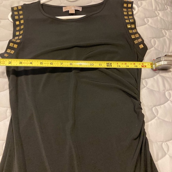 Micheal Kors Cocktail Dress Black w/Gold Studs Sm - Picture 13 of 13